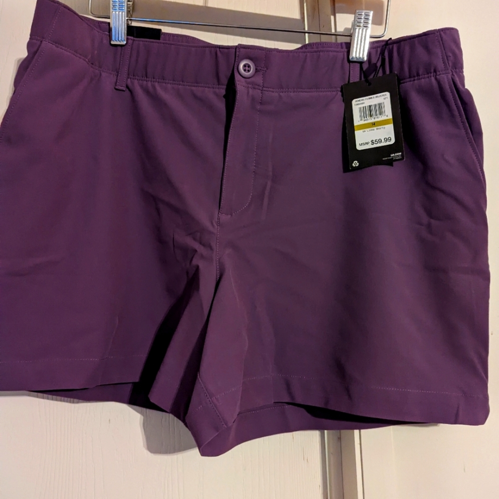 Women's Under Armour Performance Short 14 Purple
